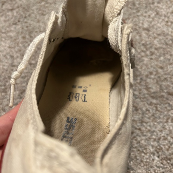 2/$30 Converse All Star chucks sneakers white blue navy red fits like wm’s 8.5-9 - Picture 6 of 8